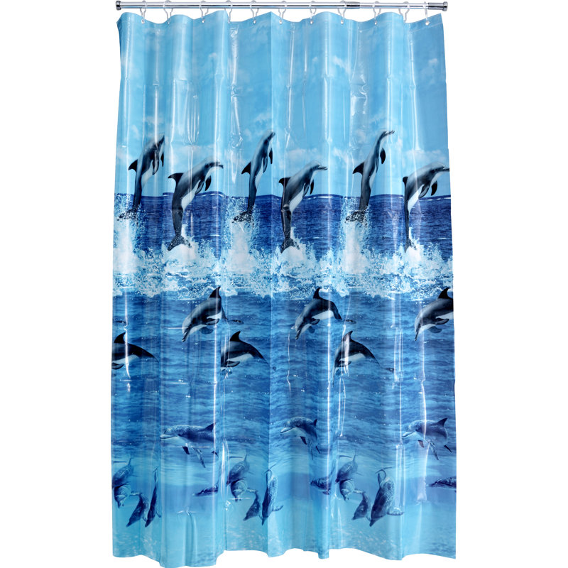 Symple Stuff Dolphins Shower Curtain & Reviews Wayfair.co.uk